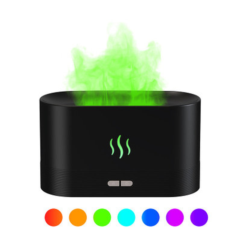 Difusor Llama HDD, humidificador con luz de llama en 7 colores