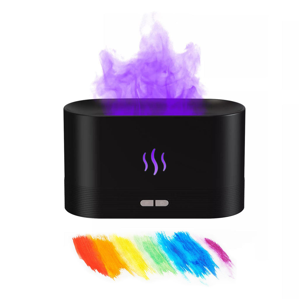 Difusor Llama HDD, humidificador con luz de llama en 7 colores