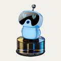 Robot Aroma HDD, modelo Gafas, fragancia Ocean (azul)